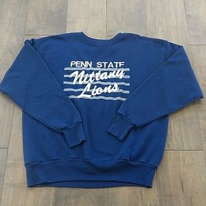 VTG 90S EMBROIDERED PENN STATE SWEATSHIRT MADE IN THE USA 50/50 MENS XXL